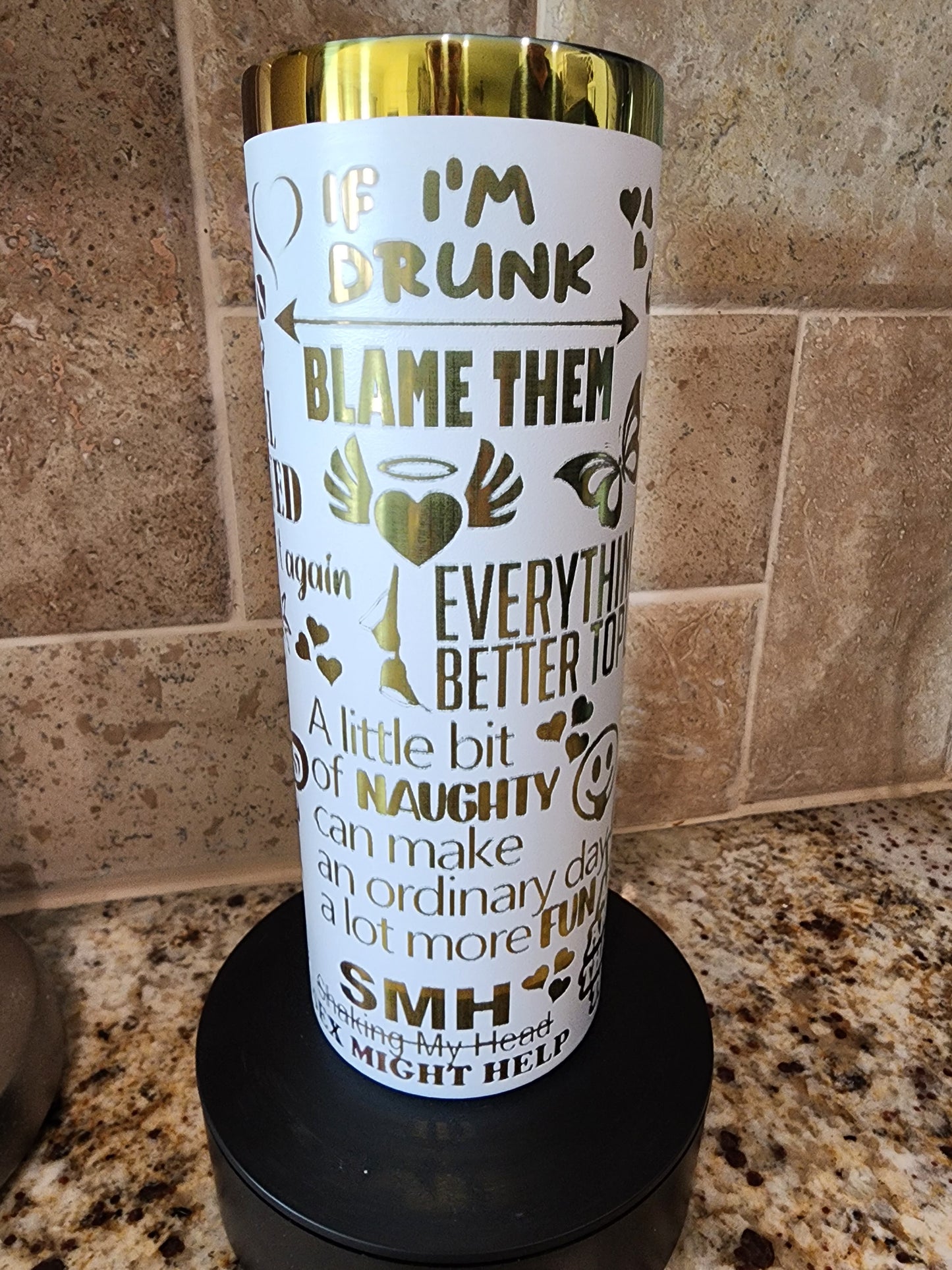 "Sassy" 20oz Rainbow Tumbler - For the Hot & Hydrated