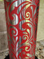 🔥Red Rebel 20oz Engraved Tumbler – Leather Look