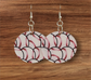 ⚾ "Game Day Glam" Acrylic Baseball Earrings