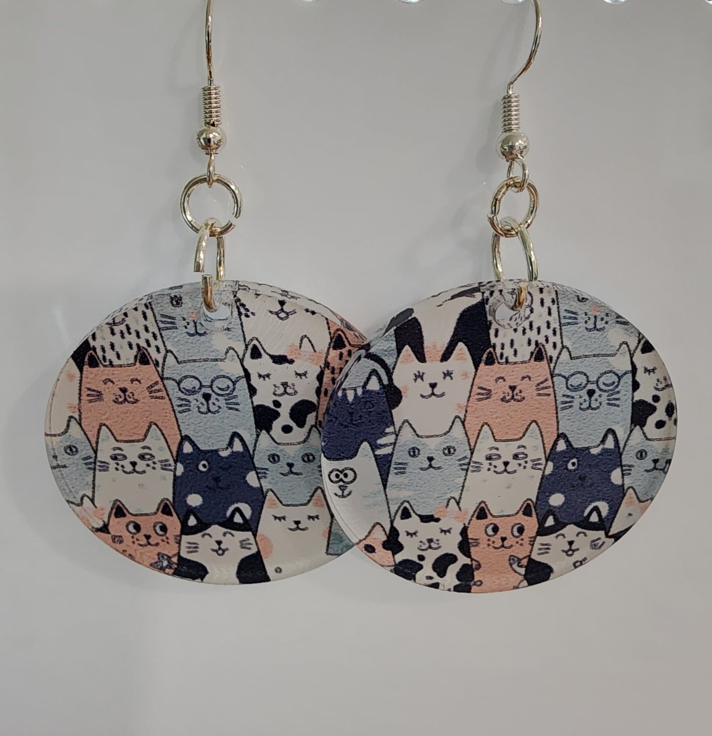 "Chill Kitty" Earrings – Playful & Purrfectly Stylish