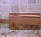 "Brotherhood" Masonic Acacia Wood Engraved Cutting Board