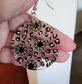 🌼 "Wildflower Vibes" - Daisy Leopard Print Earrings