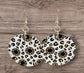 🌼 "Wildflower Vibes" - Daisy Leopard Print Earrings