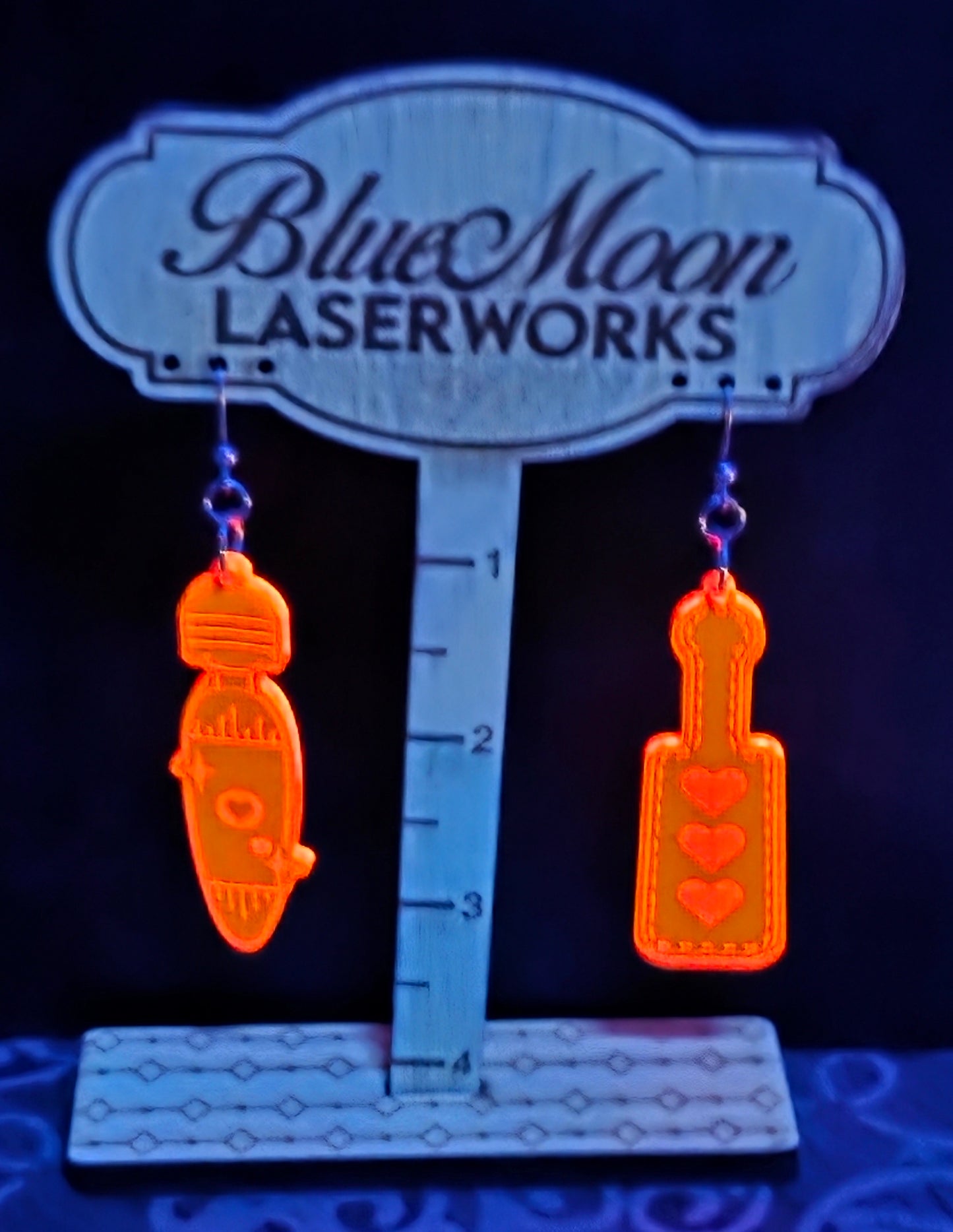 Good Vibes Only: Vibrator & Paddle Dangle Earrings