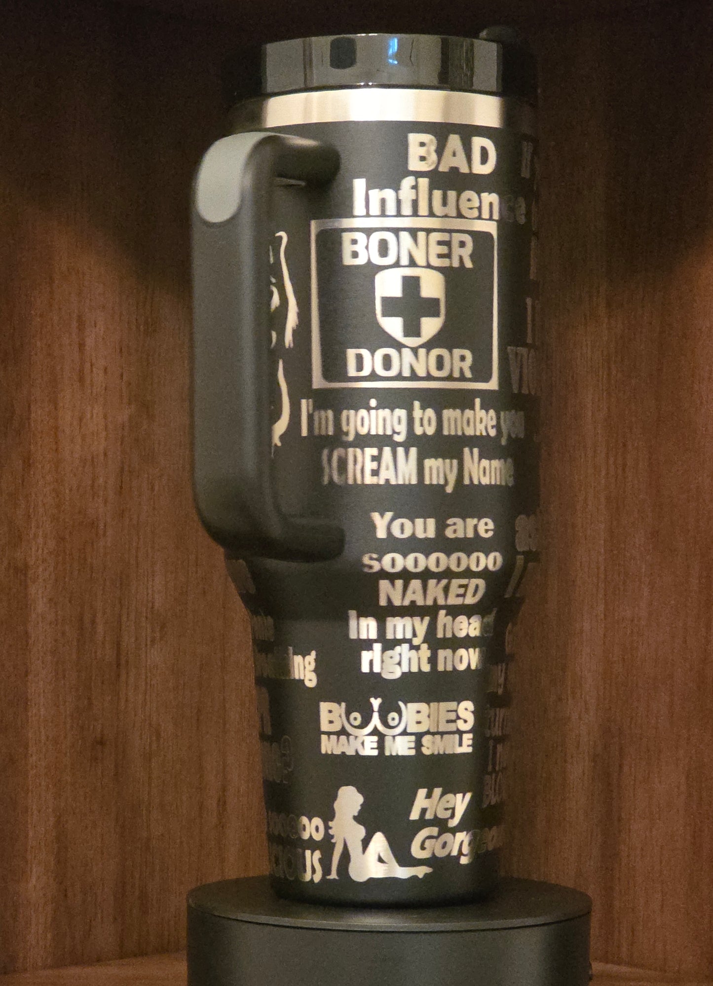 Big Sips & Bad Intentions – 40oz Naughty Tumbler for Him