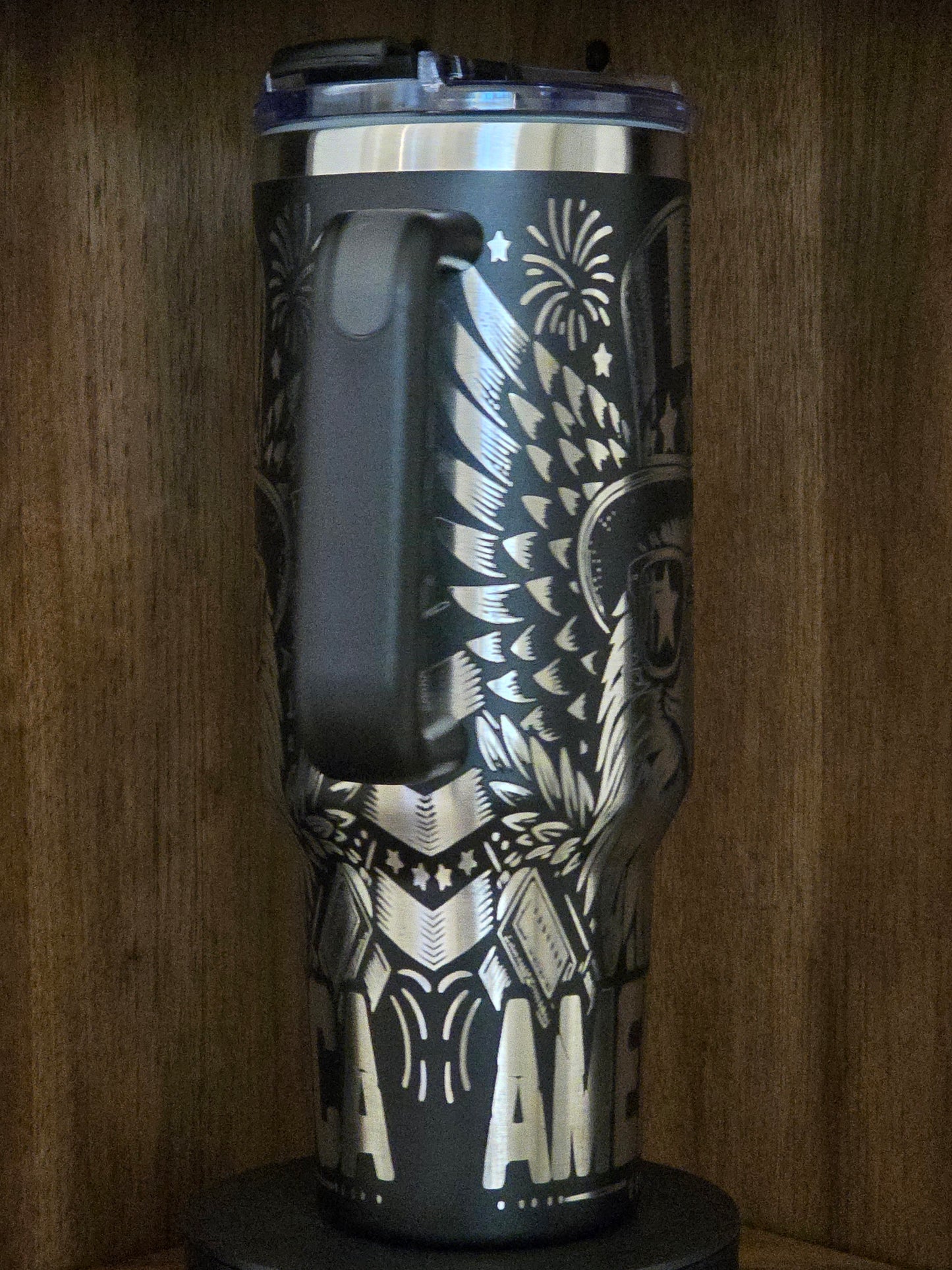 "Patriot Pride" 40oz Patriotic Tumbler – Full Wrap