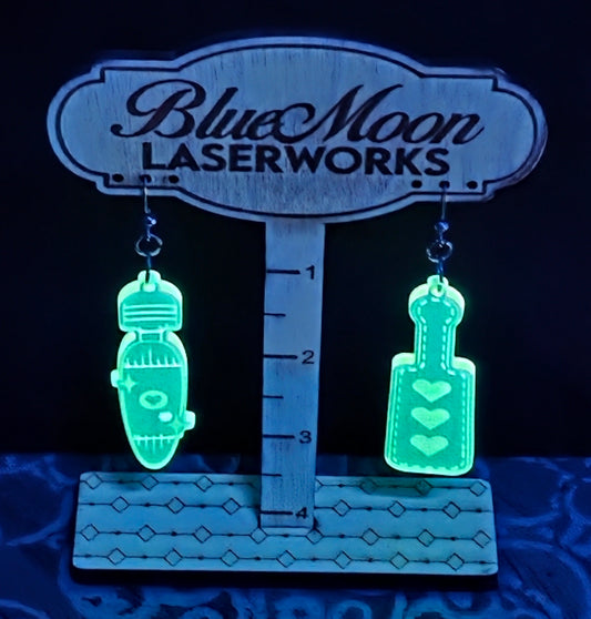 Good Vibes Only: Vibrator & Paddle Dangle Earrings