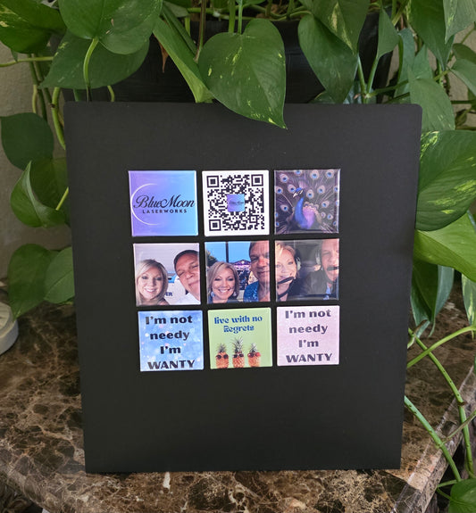 2"x2" Photo Magnets - 9 Magnets