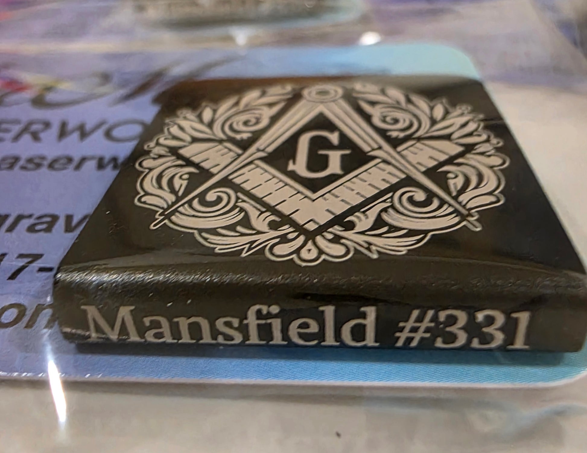 Masonic Lodge hat clip