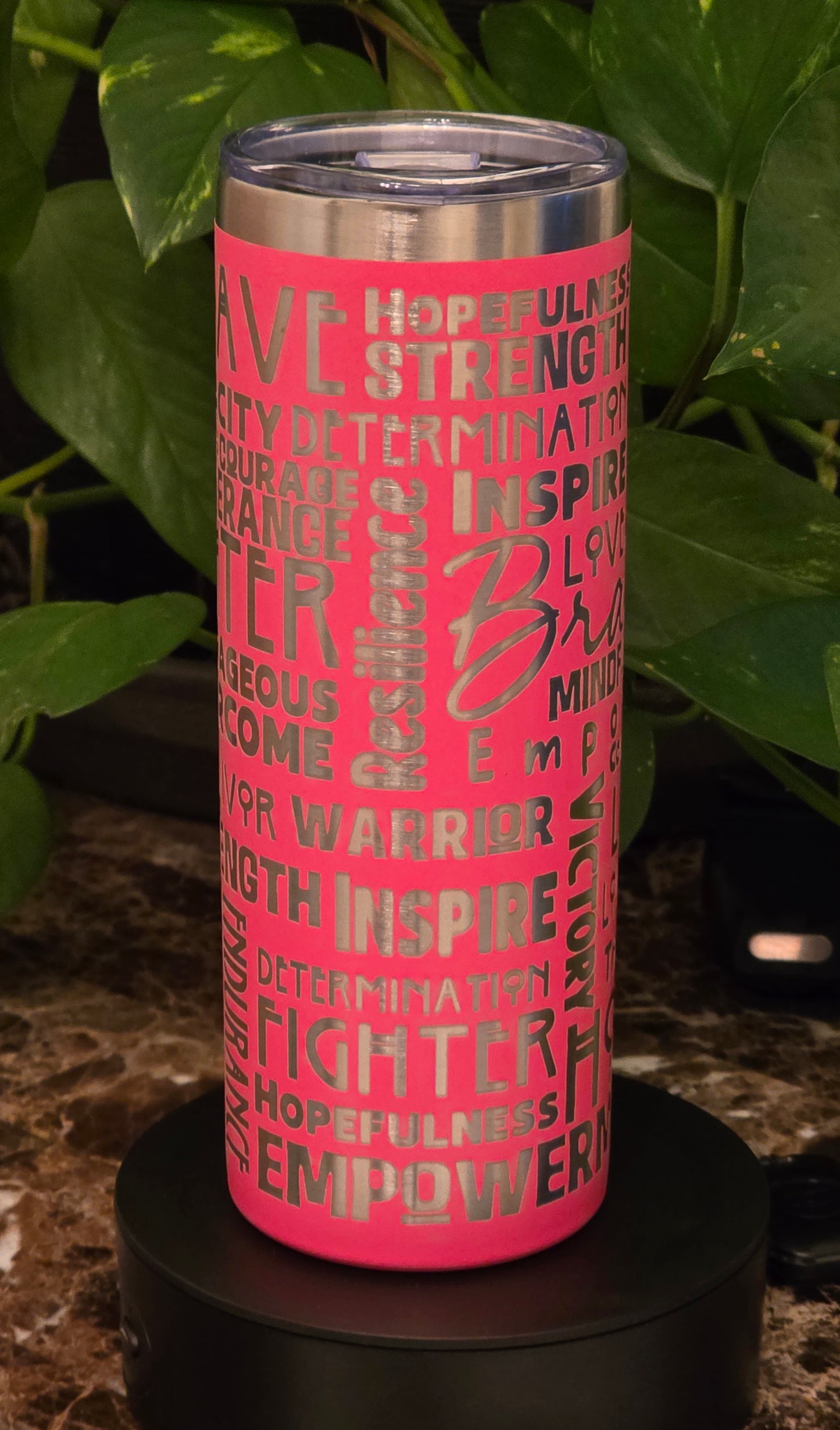 "Brave Fighter" Support 20oz Skinny Tumbler