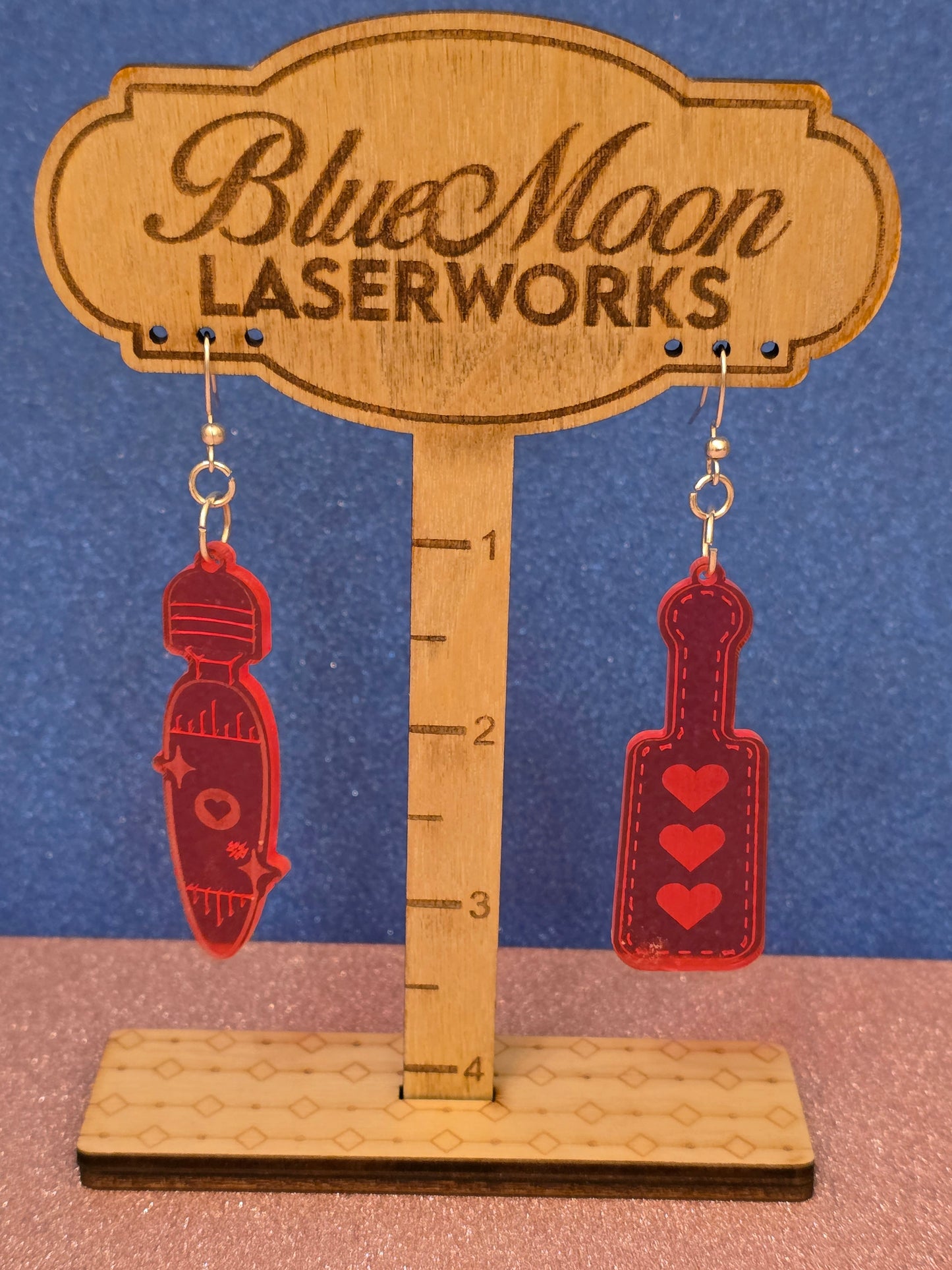 Good Vibes Only: Vibrator & Paddle Dangle Earrings