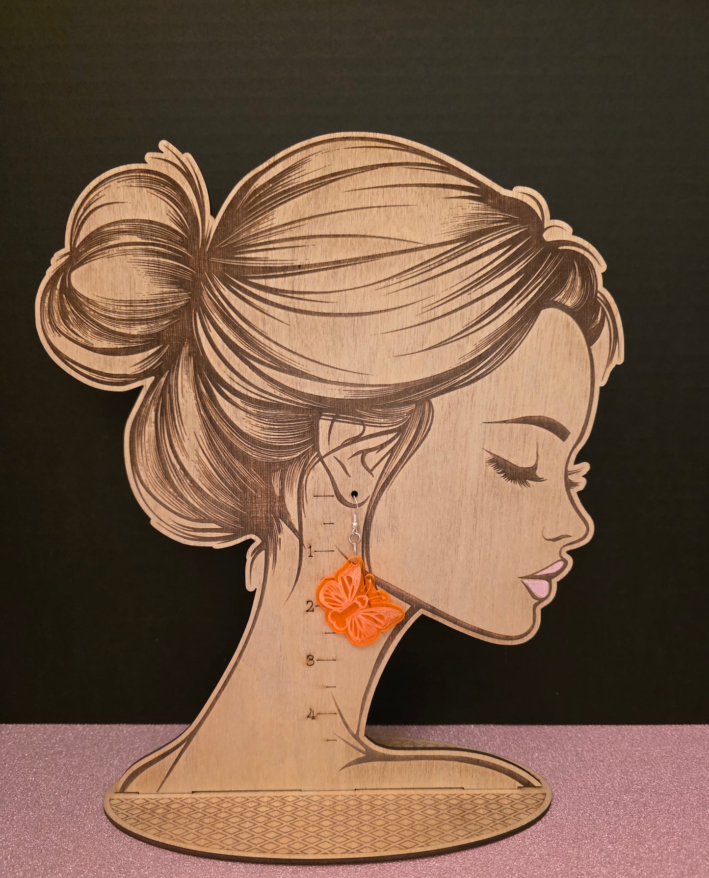 🌟 Glow Wild: Butterfly Dangle Earrings