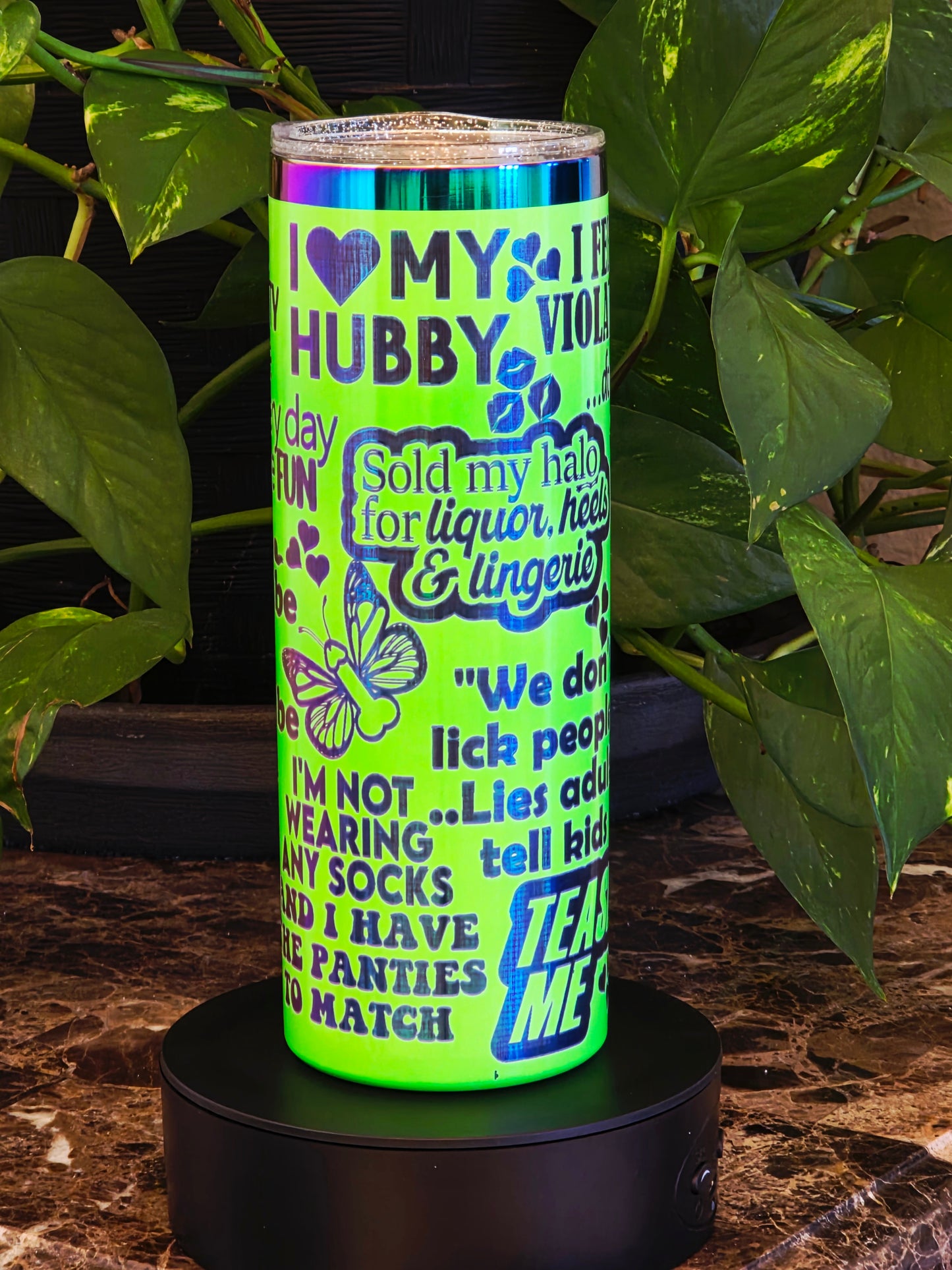 💚 “After Dark” 20oz Tumbler – Naughty, Glowy, and Totally Irresistible