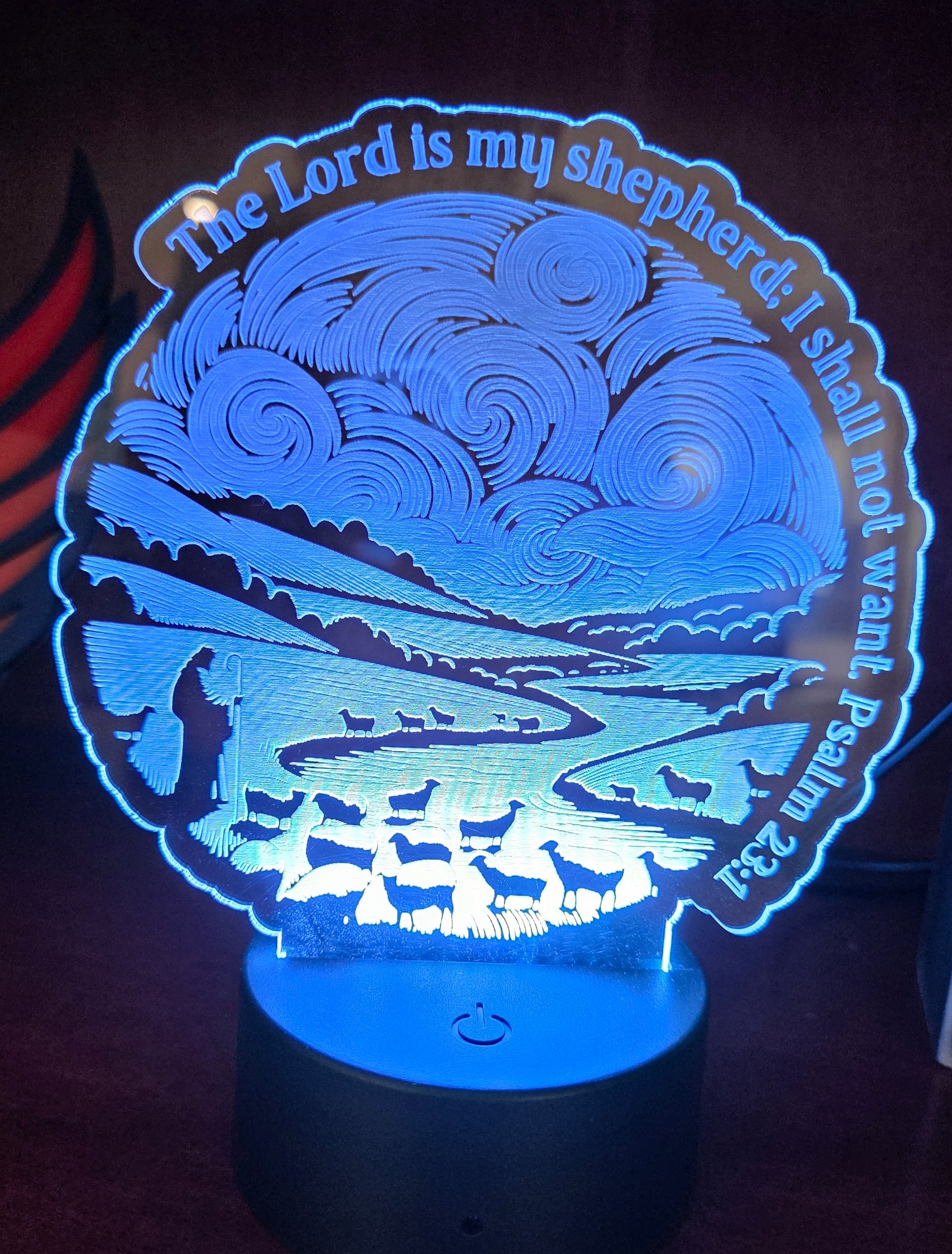 Psalm 23:1 The Lord is my shepherd Light