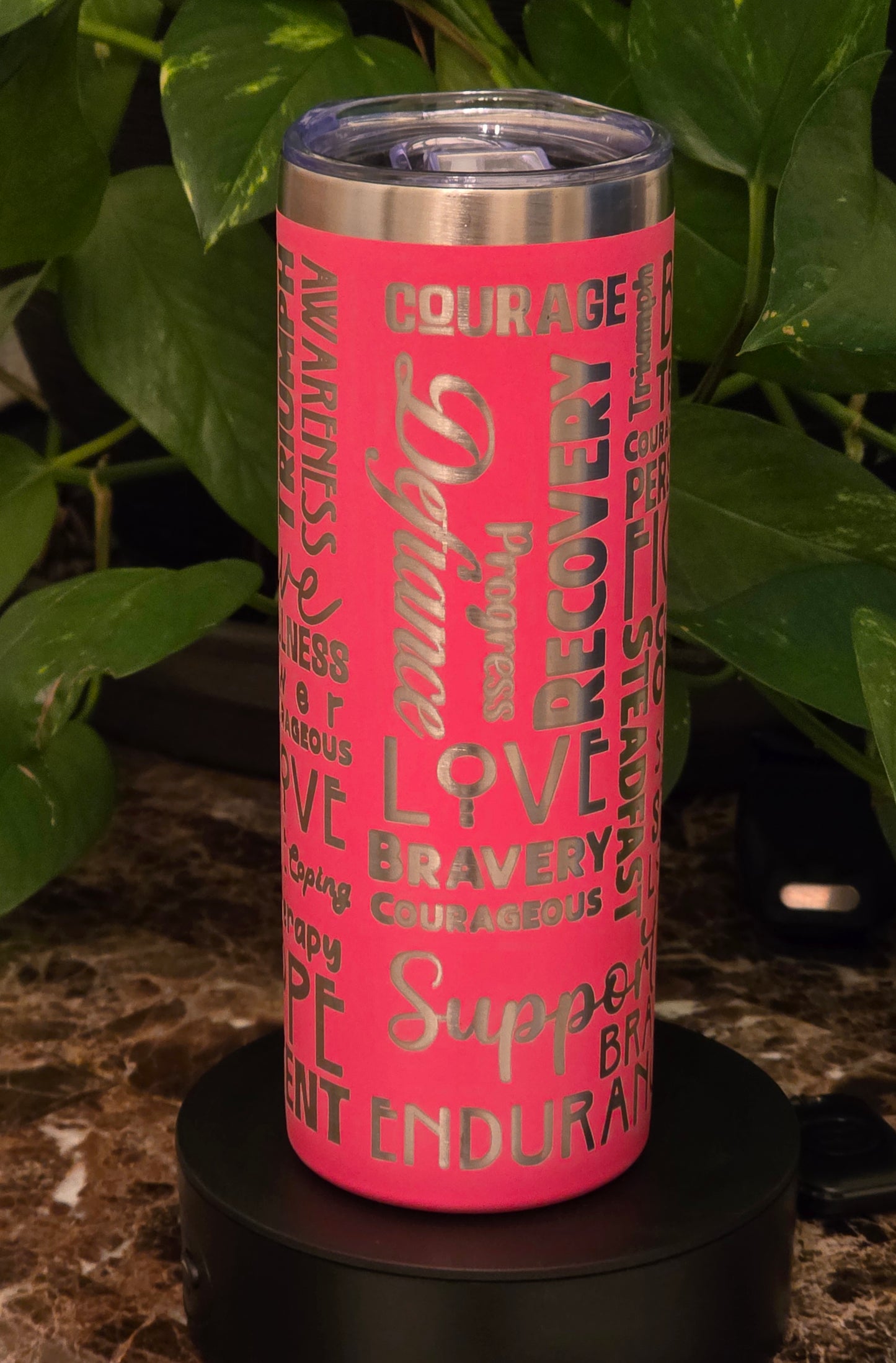 "Brave Fighter" Support 20oz Skinny Tumbler