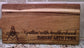 "Brotherhood" Masonic Acacia Wood Engraved Cutting Board