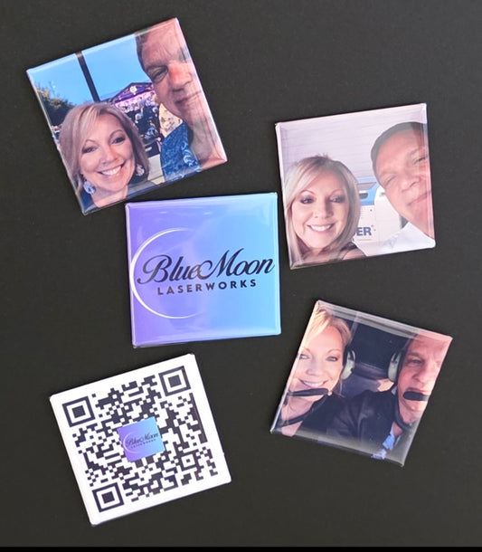 2"x2" Photo Magnets - 5 Magnets