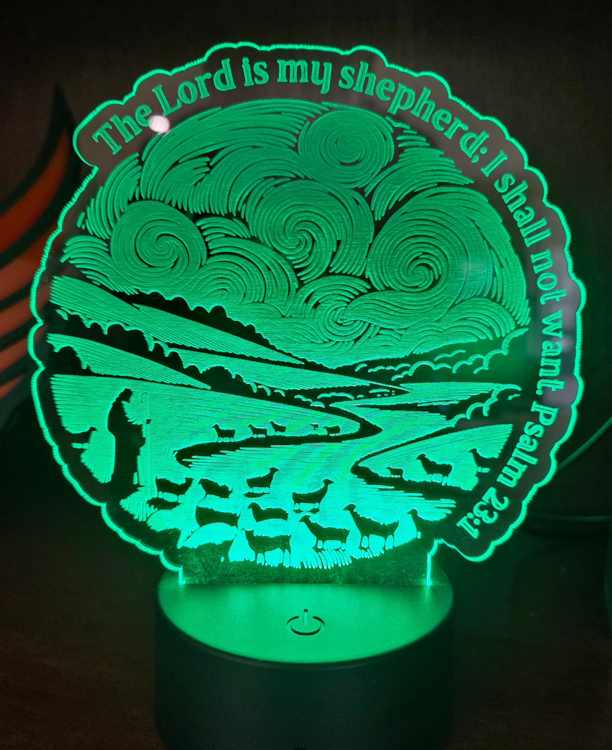 Psalm 23:1 The Lord is my shepherd Light