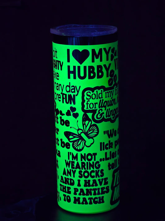 💚 “After Dark” 20oz Tumbler – Naughty, Glowy, and Totally Irresistible