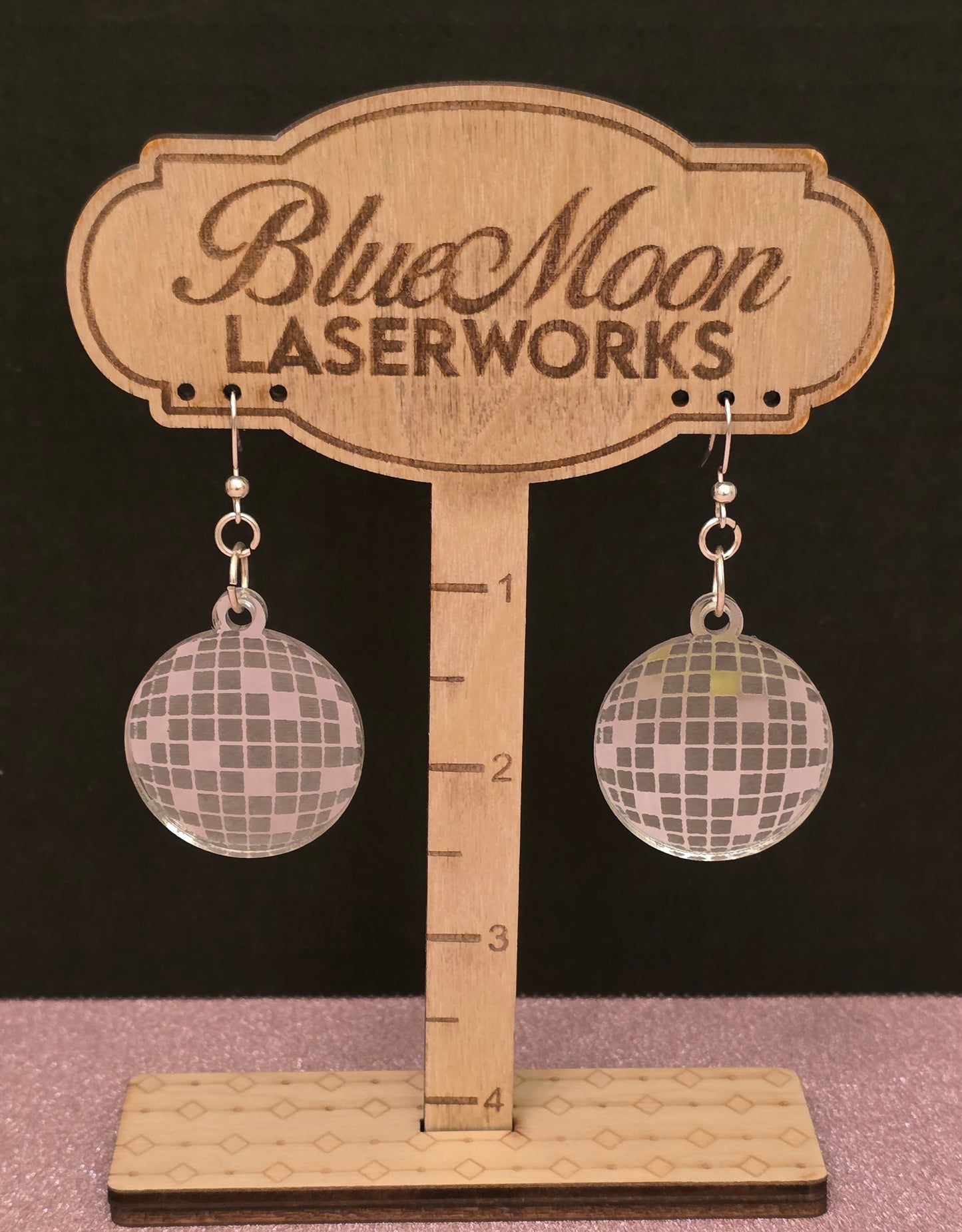 Shine On: Mirror Disco Ball Dangle Earrings