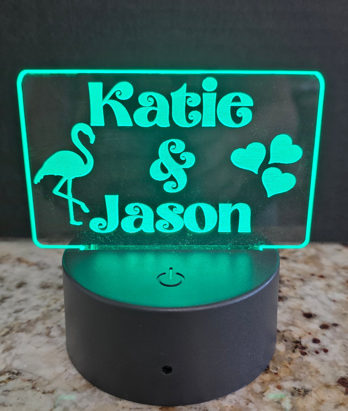 Light Up the Night – Custom Couples Acrylic LED